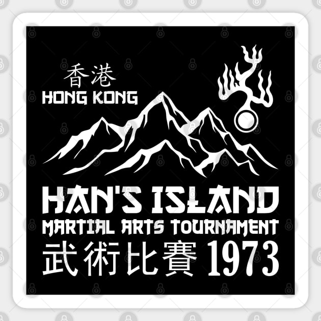 Mod.13 Enter the Dragon Han's Island Sticker by parashop